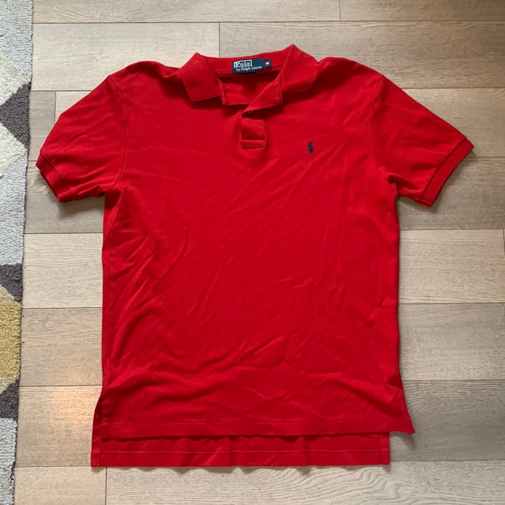 Polo RL red polo. Size M